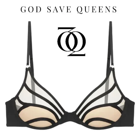 God Save Queens, Lana Push Up Bra - Size L, NWT - Picture 1 of 2